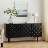 Woven Wooden 60" Sideboard